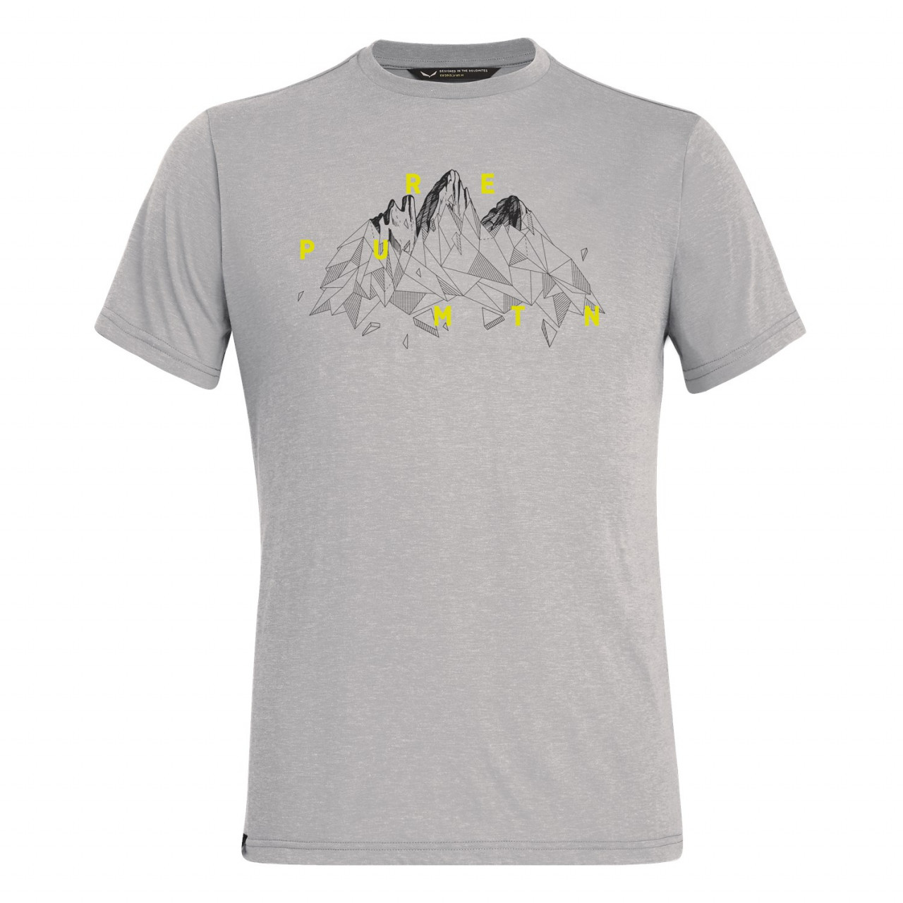 Salewa Men's Illustration Dri-Release® T-Shirts Grey QVE-468931